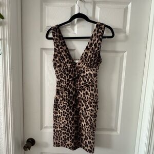 Phanuel Animal Print Mini Dress